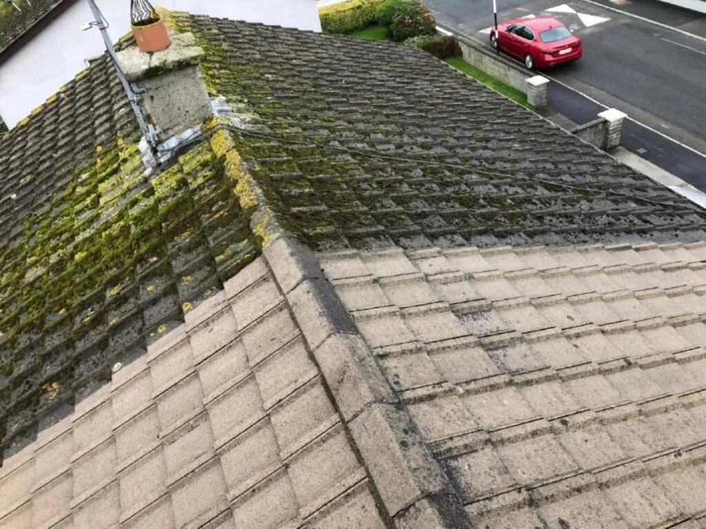 Roof before and after repair Dublin